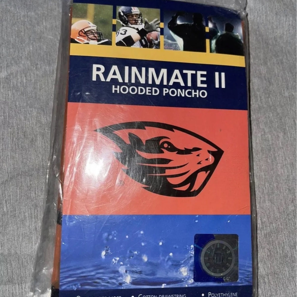 Rainmate OREGON STATE BEAVERS hooded rain poncho